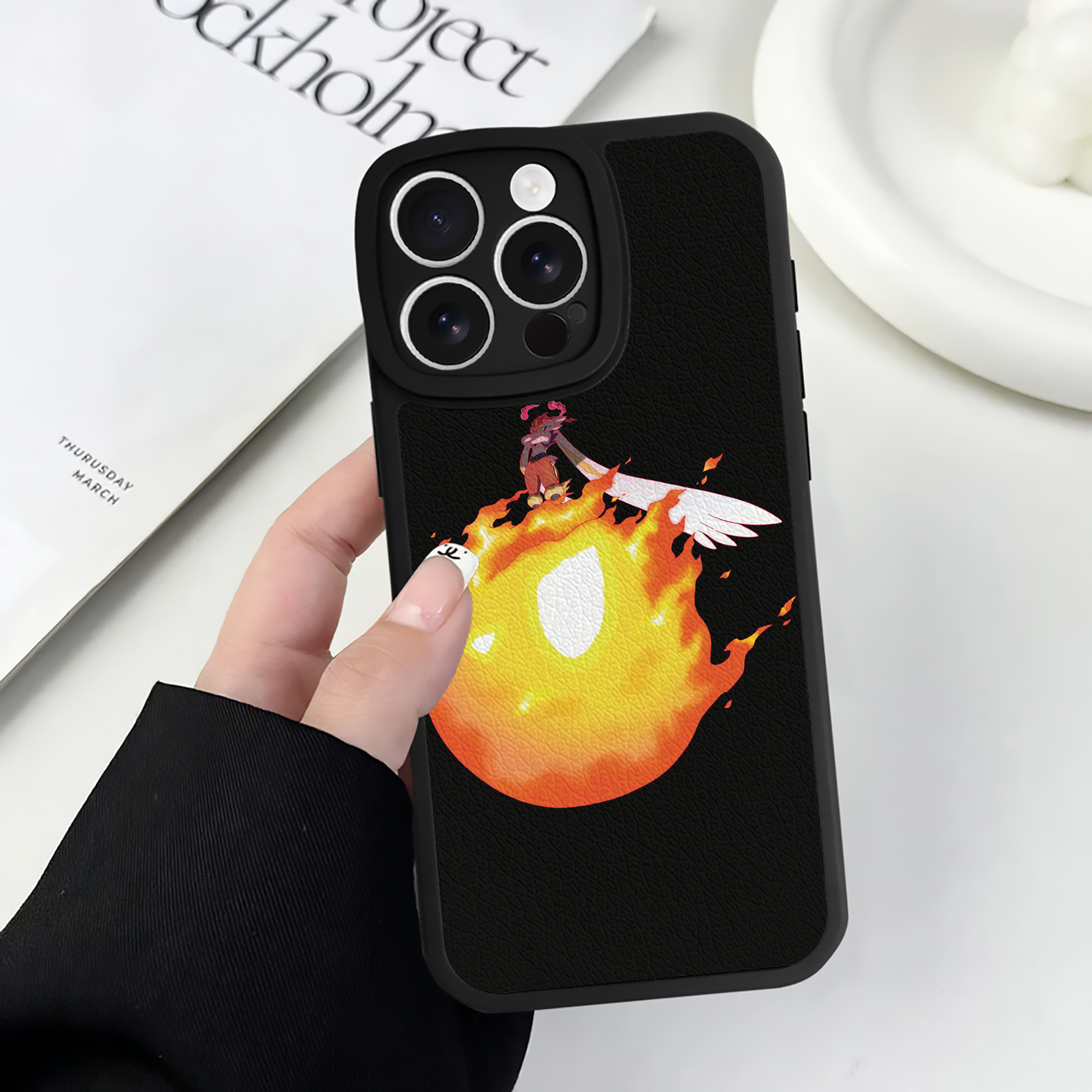 （画像用） ポケットモンスター Pokémon 【iPhone 16シリーズ対応】シリコンスマホケース（レザー調） 材質：シリコン